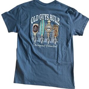 Men's Short Sleeve Tee in Blue - Untapped Potential Graphic